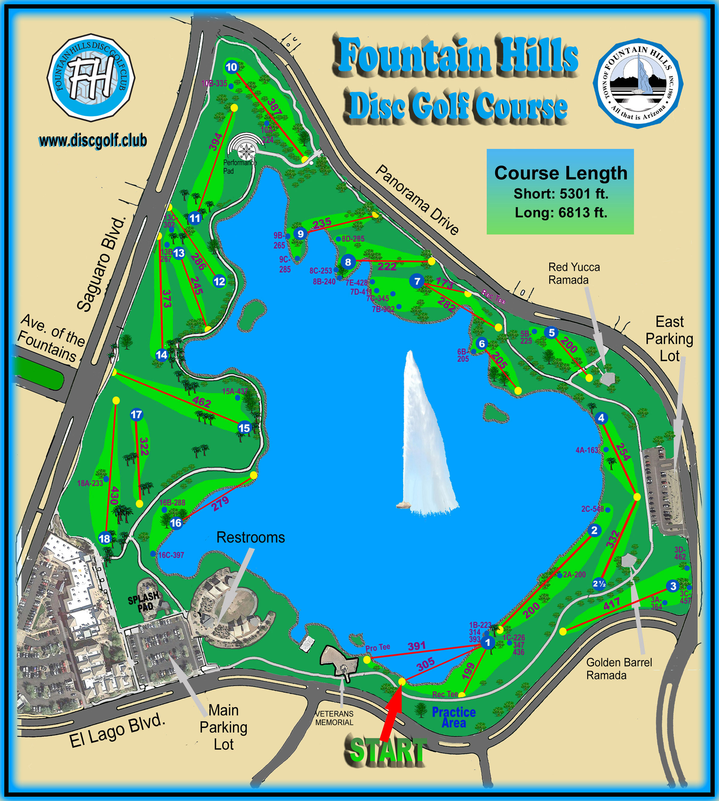 Disc Golf Map